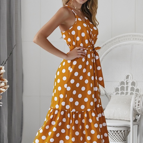 ♦️🌻You Are My Sunshine Polka Dot Dress - Picture 6 of 8